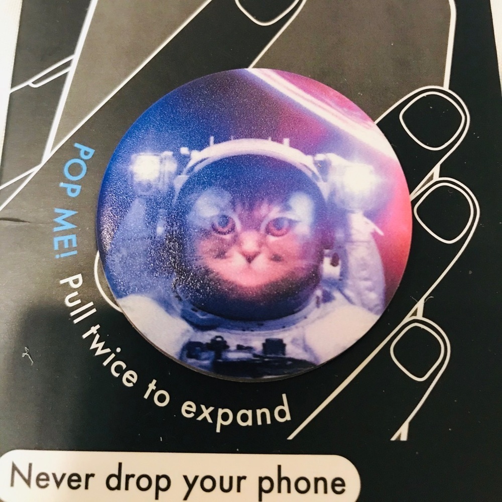 NWT 🏷️ | POPSOCKETS | Catstronaut PopSocket | One Size - Picture 2 of 4